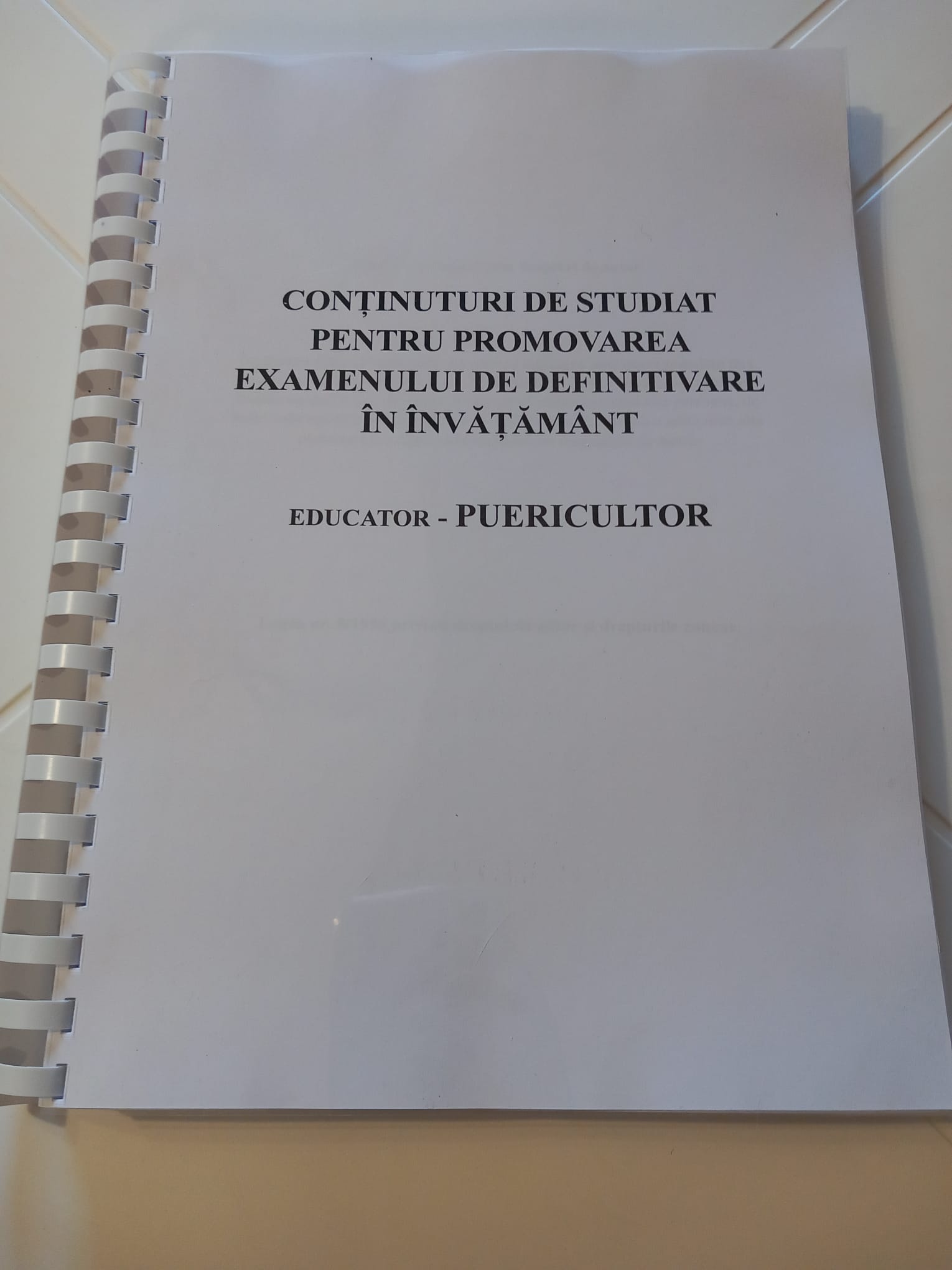 Con Inuturi De Studiat Pentru Promovarea Examenului De Definitivare N